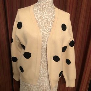 Polka dot cardigan